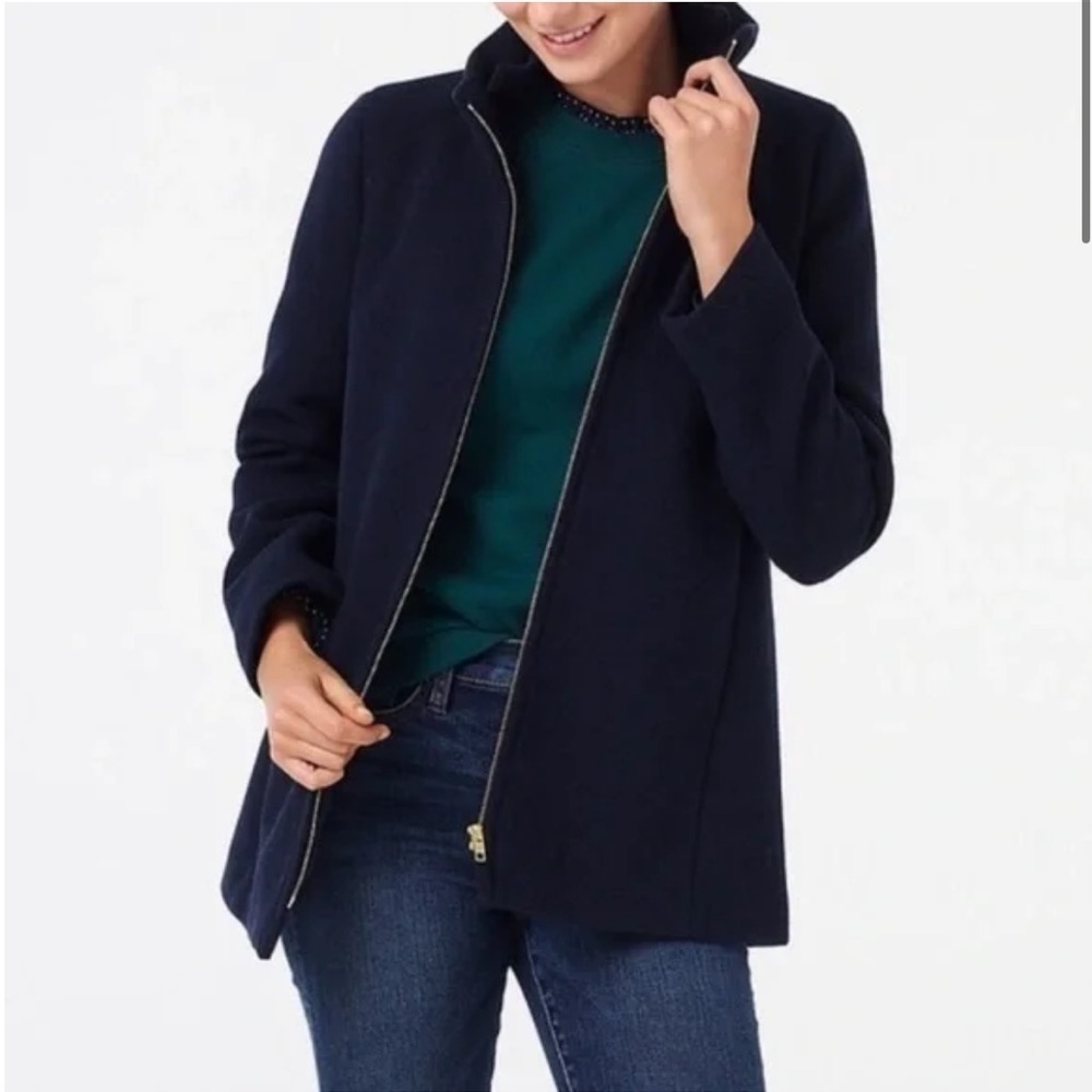J. CREW FACTORY Wool Blend Village Coat NWT Size 4